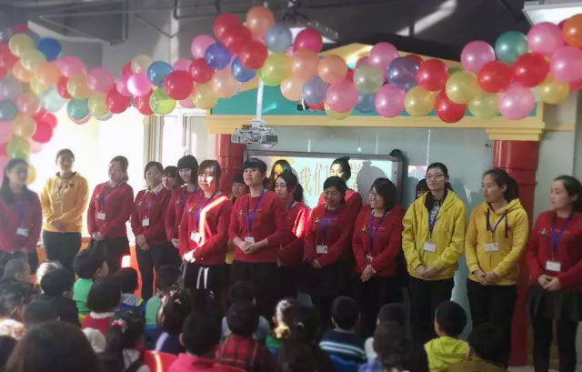 托马斯学习馆STEAM课程2015年春季新学期的师生见面会